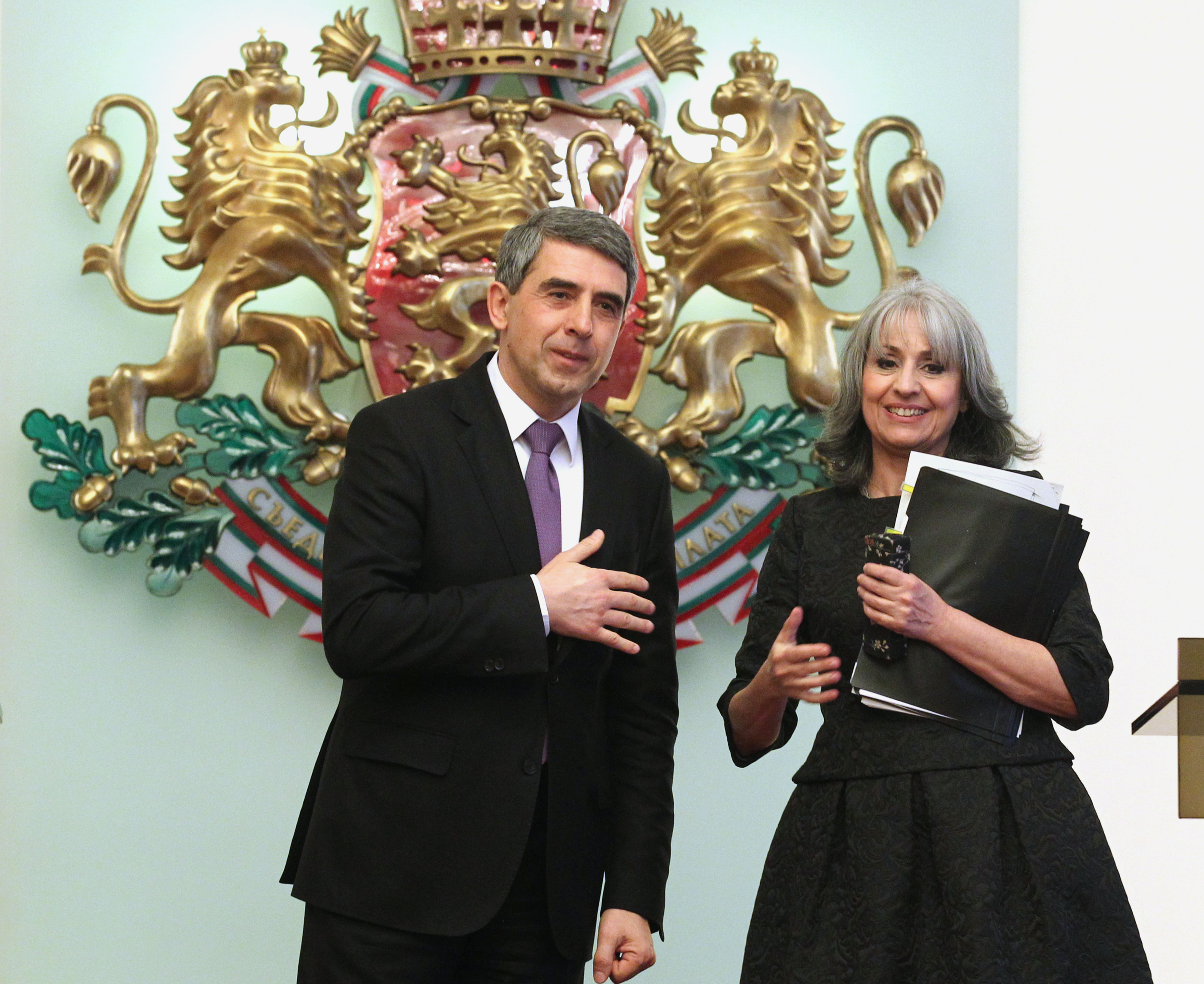 Росен Плевнелиев и Маргарита Попова отчетоха 5-годишния си мандат като президент и вицепрезидент