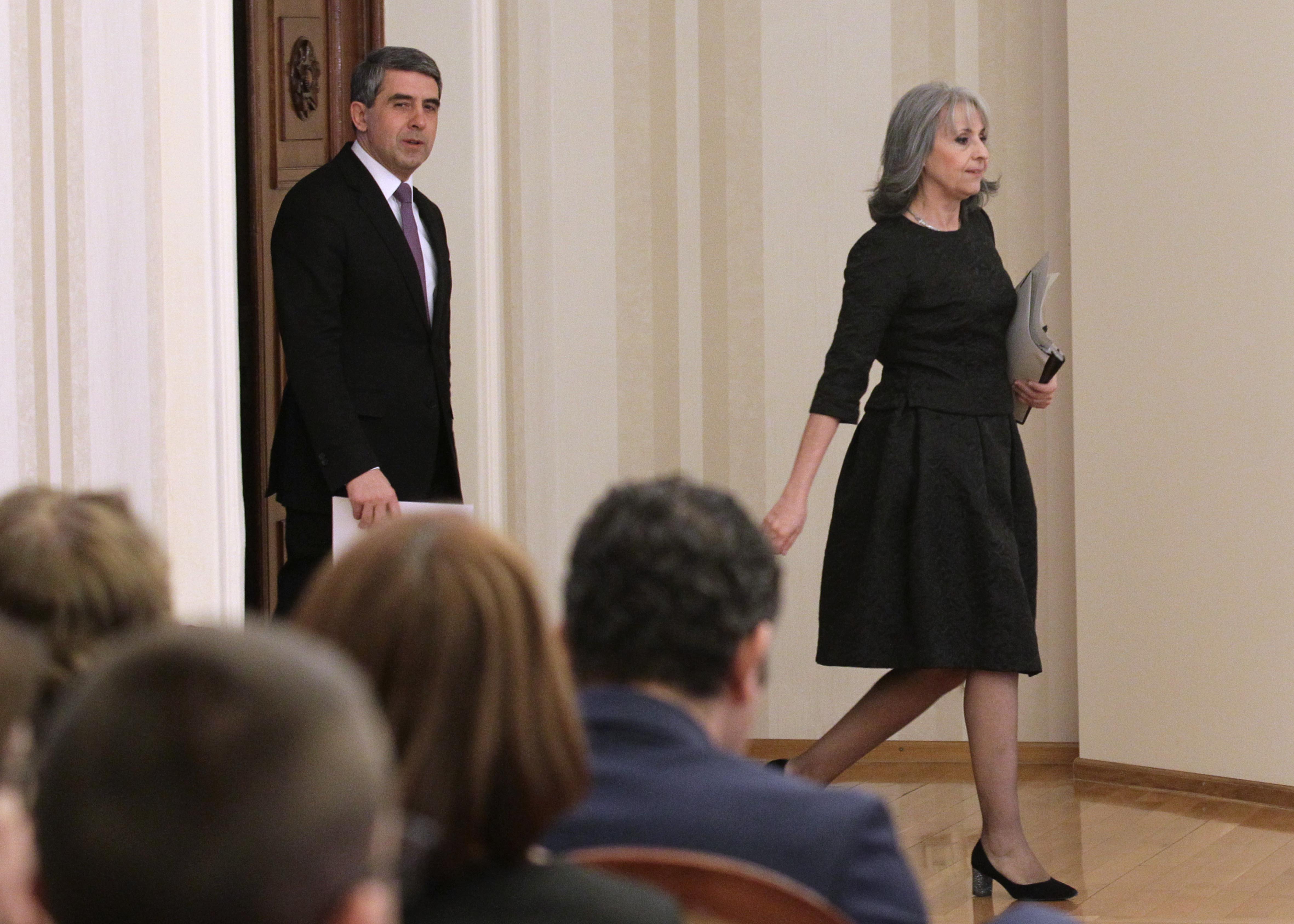 Росен Плевнелиев и Маргарита Попова отчетоха 5-годишния си мандат като президент и вицепрезидент