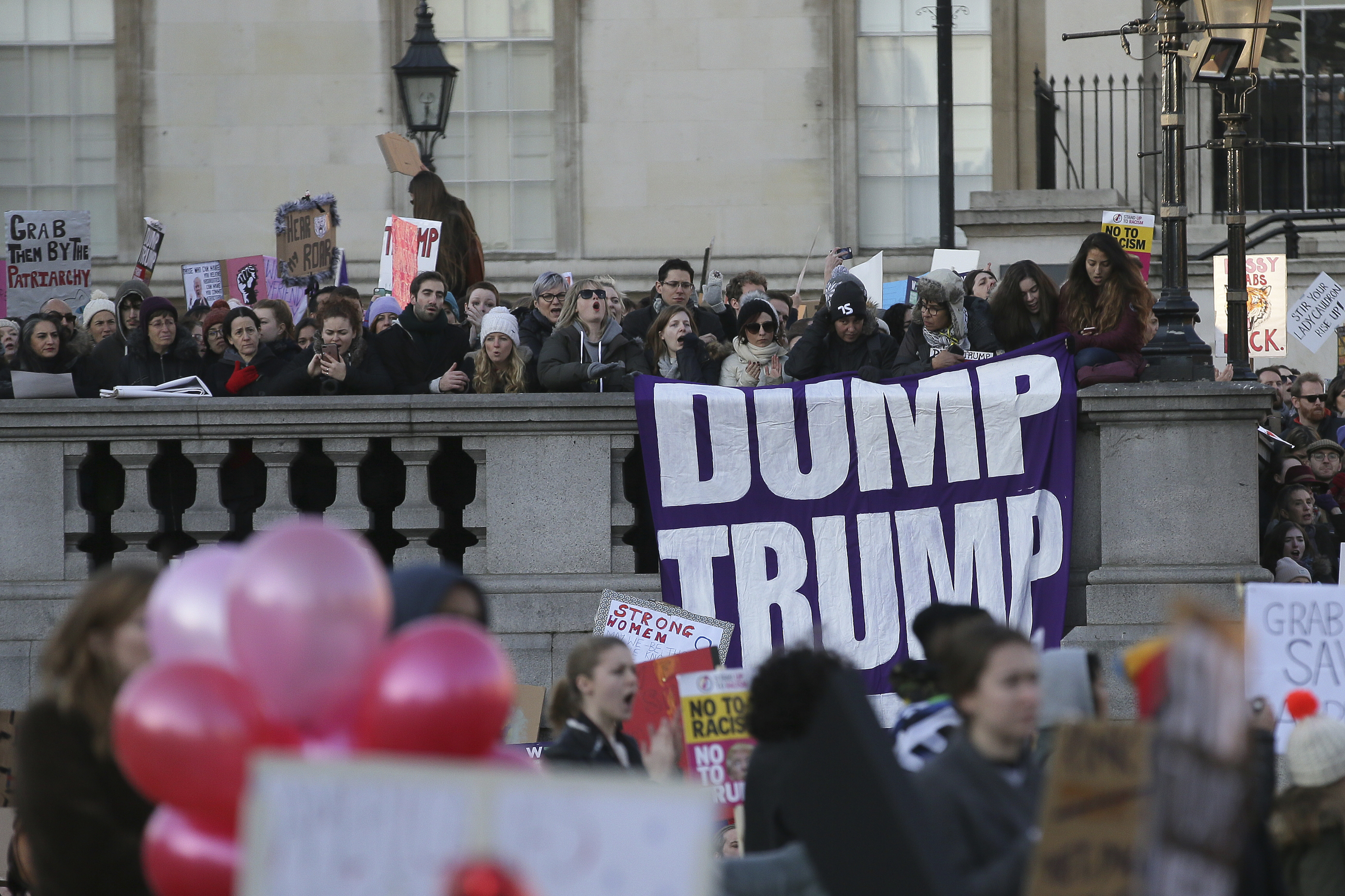 Женският протест срещу Тръмп в Лондон