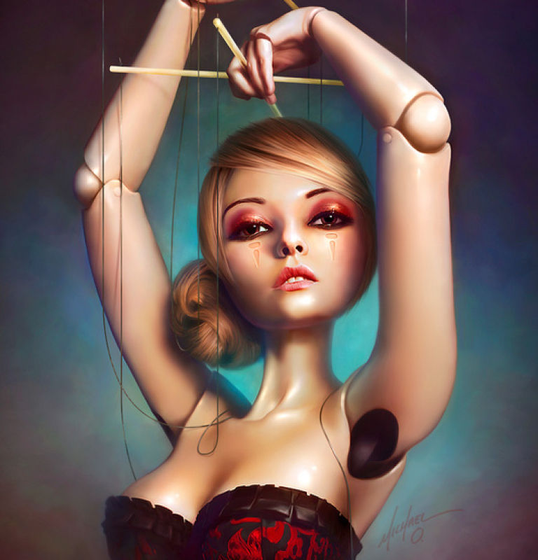 Анальный секс с симпатичной марионеткой Анальный секс с симпатичной марионеткой