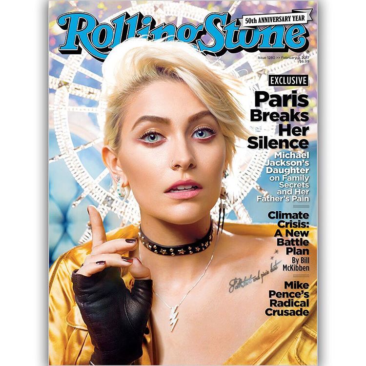 Парис Джексън на корицата на Rolling Stone