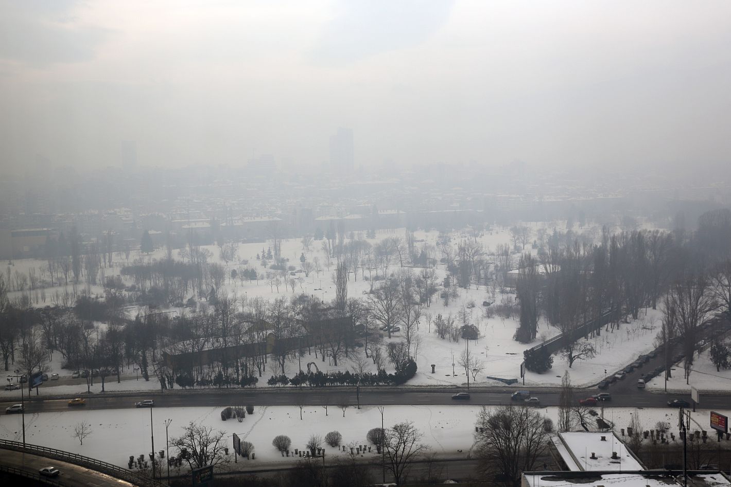 Замърсяване на въздуха в София е отчетено вчера