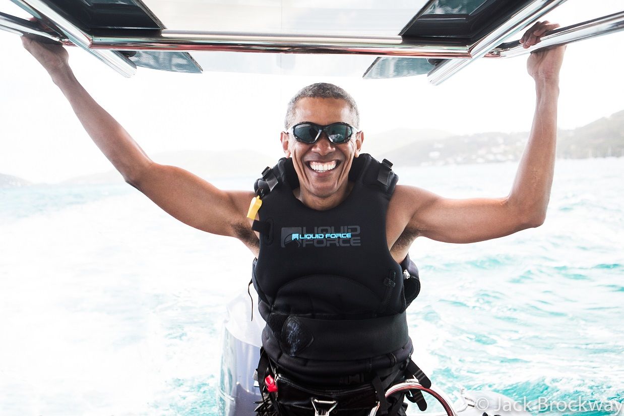 Барак Обама на февруарската си почивка на Карибите