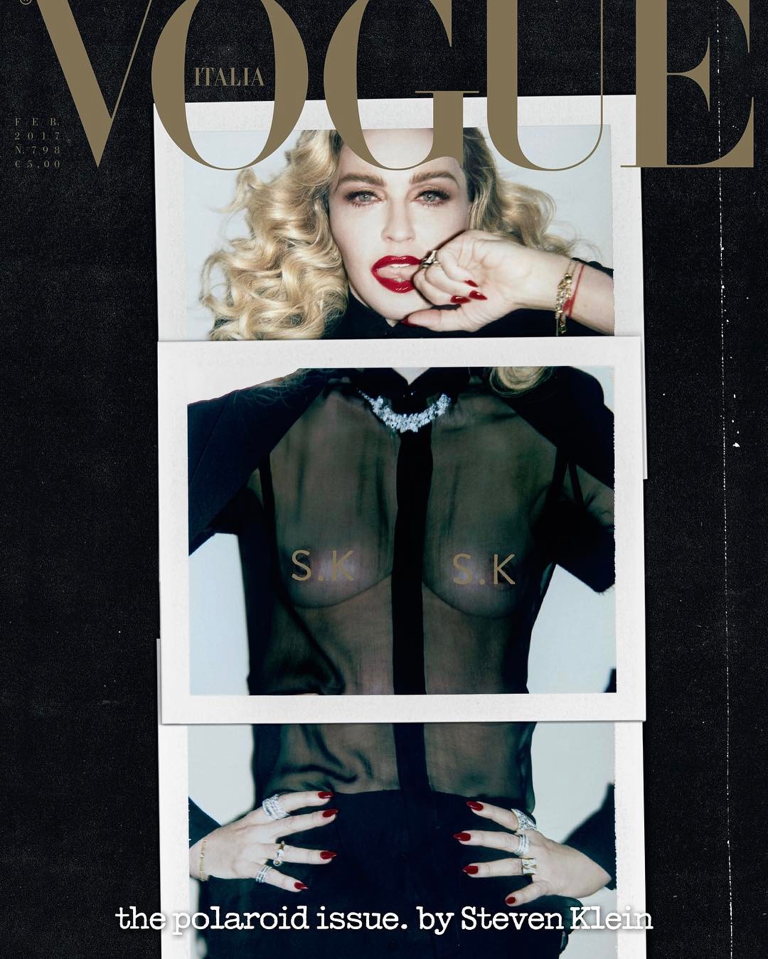 Мадона смело показа гърдите си на 58