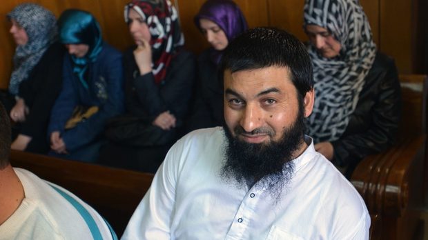 Ахмед Муса Ахмед по време на процеса за джихад