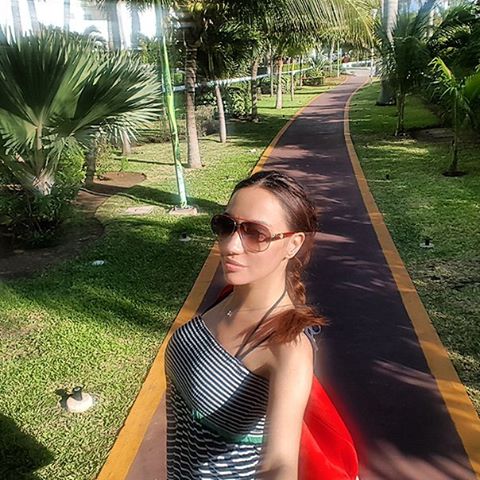 Мария Илиева на почивка в Мексико