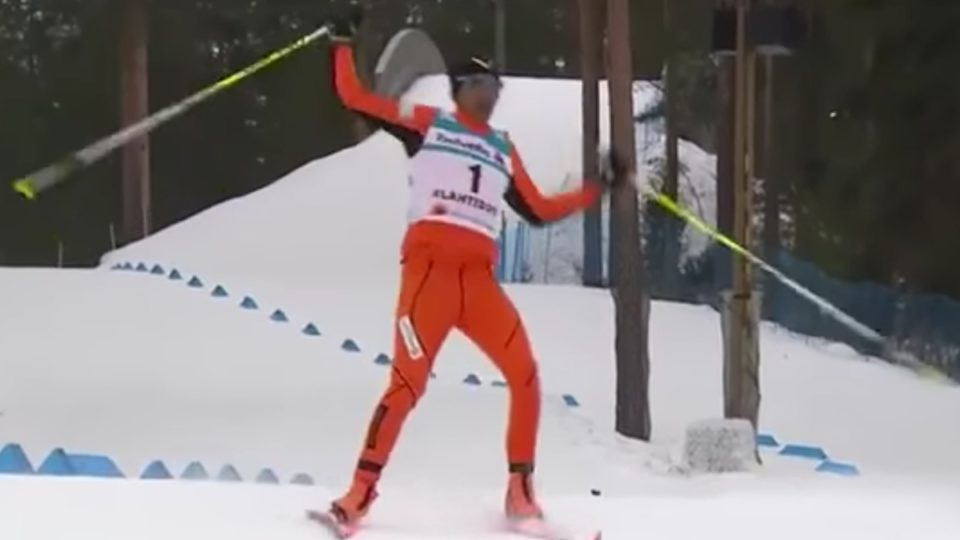 Венецуелецът Адриан Солано се превърна в най-голямата атракция на Световното първенство по ски