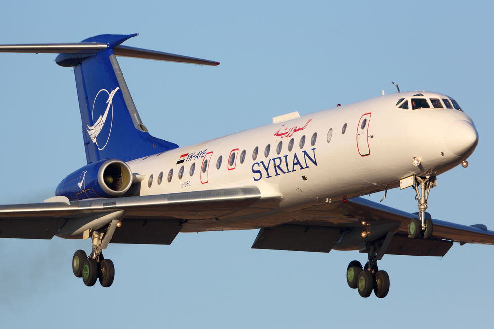 На авиокомпанията Syrian Air също е повдигнато обвинение авиокомпанията Syrian Arab Airlines