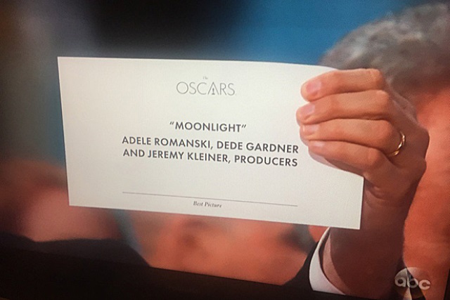 PricewaterhouseCoopers пое вината за грандиозния гаф на Оскарите