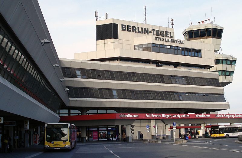 Изглед към берлинското летище Тегел