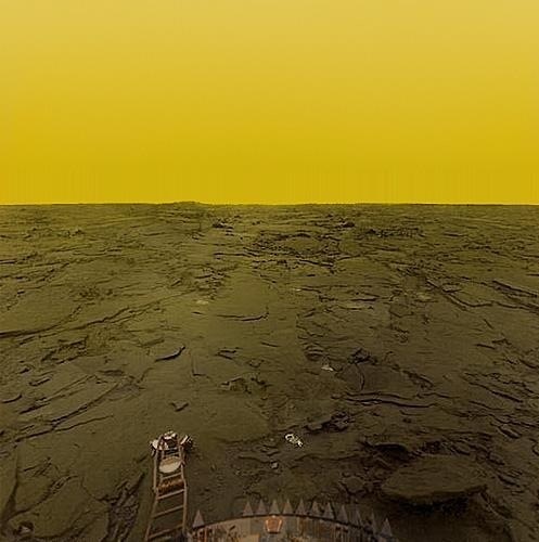 Повърхността на Венера е заснета единствено от руски сонди