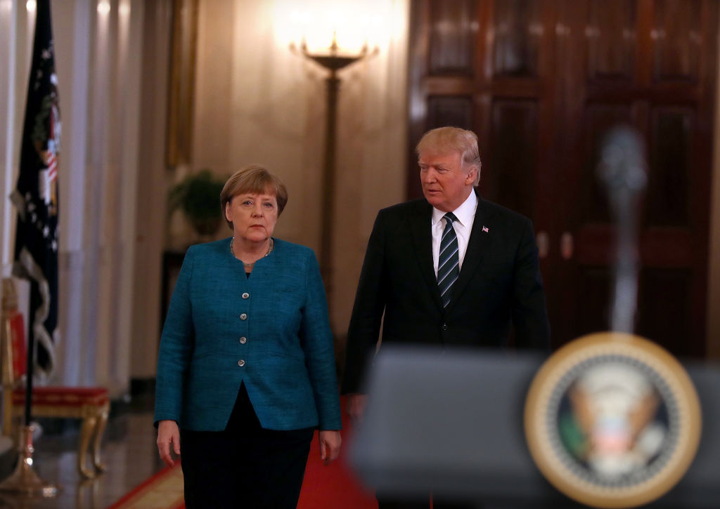 Ангела Меркел и Доналд Тръмп се срещнаха във Вашингтон