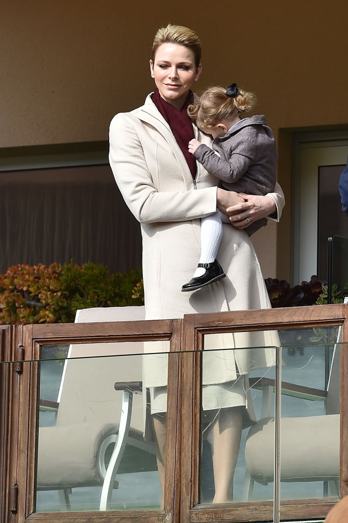 Принцеса Шарлийн с дъщеря си принцеса Габриела