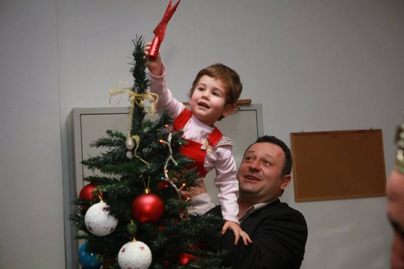 Димитър Рачков със сина си Димитър