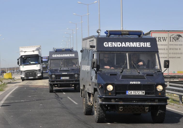 Жандармерията се намеси при блокадата на българо-турската граница