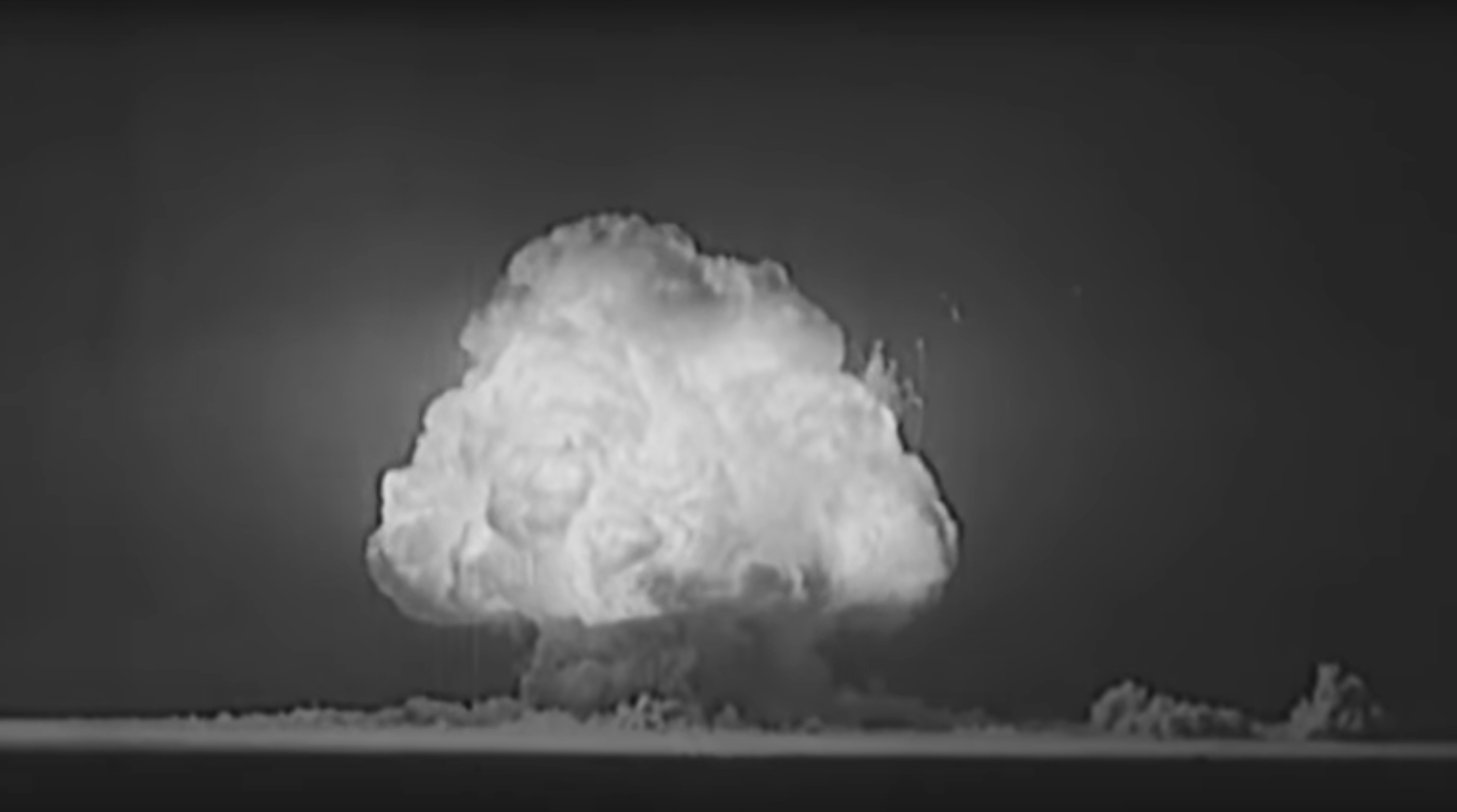 Атомна гъба кадър от разсекретени този месец филми за ядрени изпитания в атмосферата