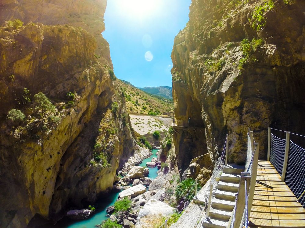 Кралската пътечка (Caminito del Rey) се намира в южната част на в Испания