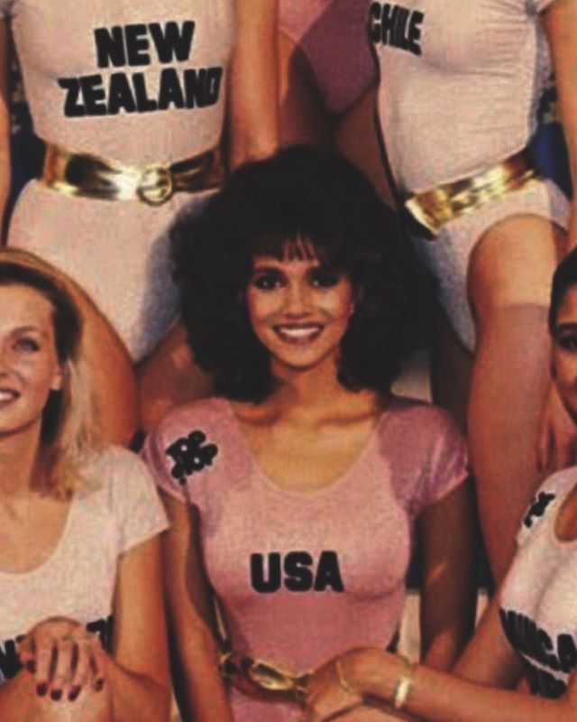 Хали Бери на ”Мис Свят” 1986