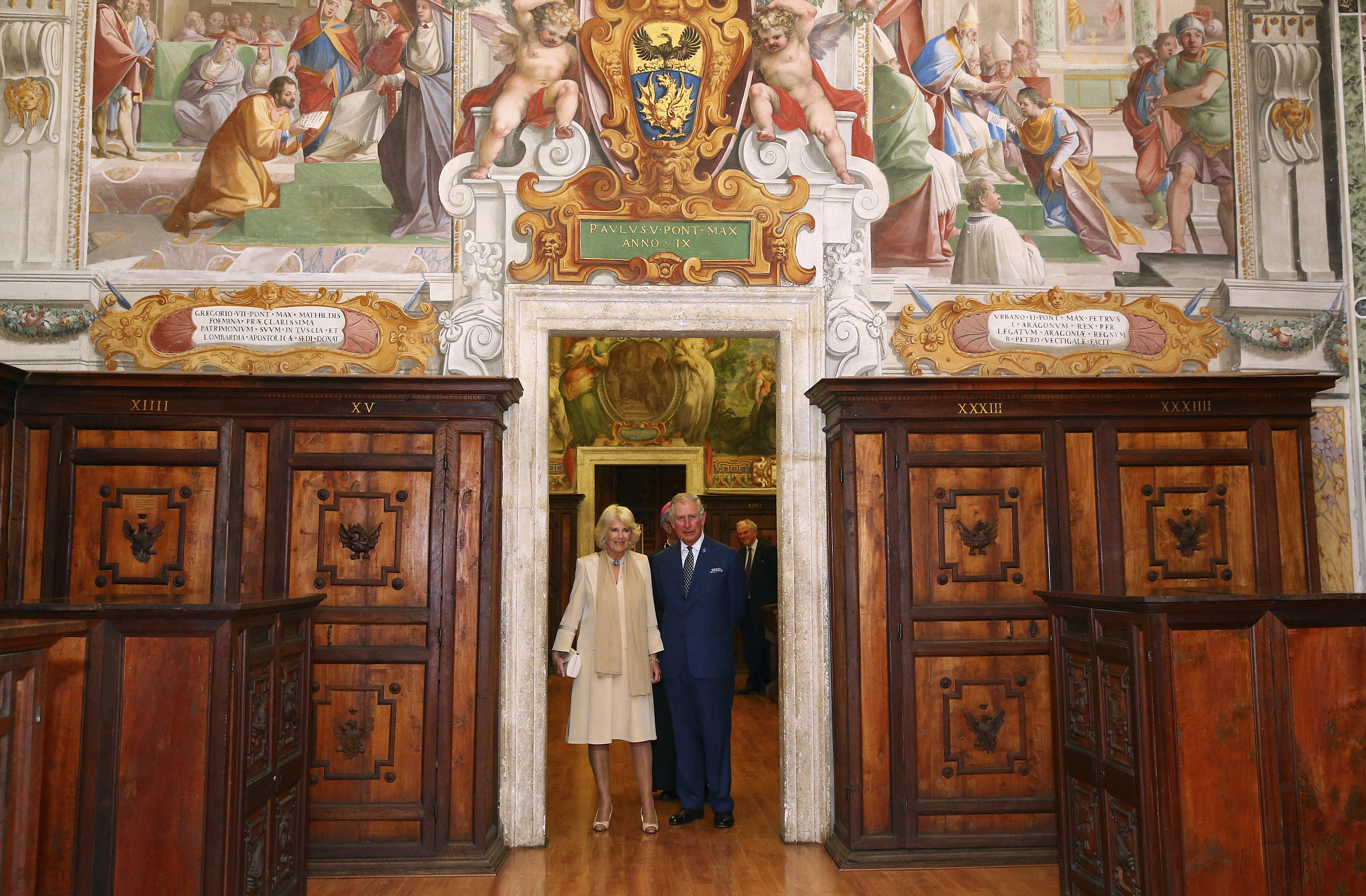 Принц Чарлз и Камила във Ватикана