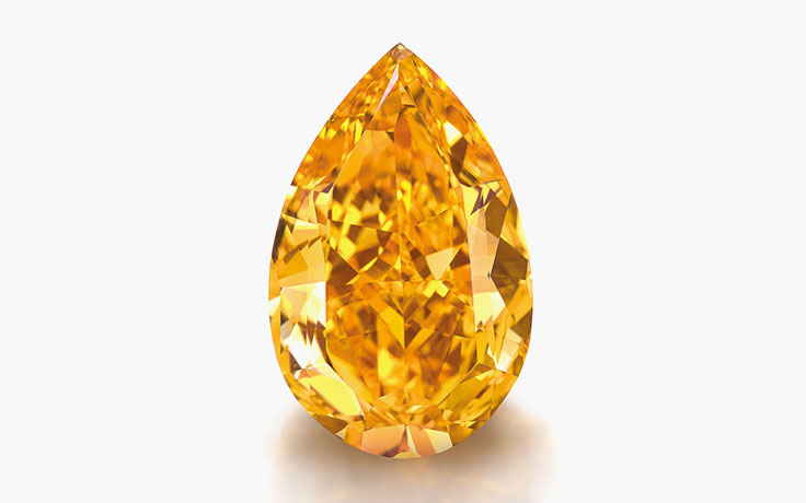 Оранжевият диамант с тегло 14,82 на ”Кристис”