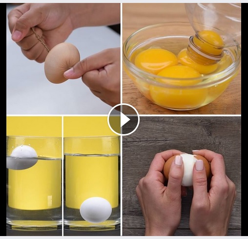 Няколко интригуващи и лесни трика с яйцата