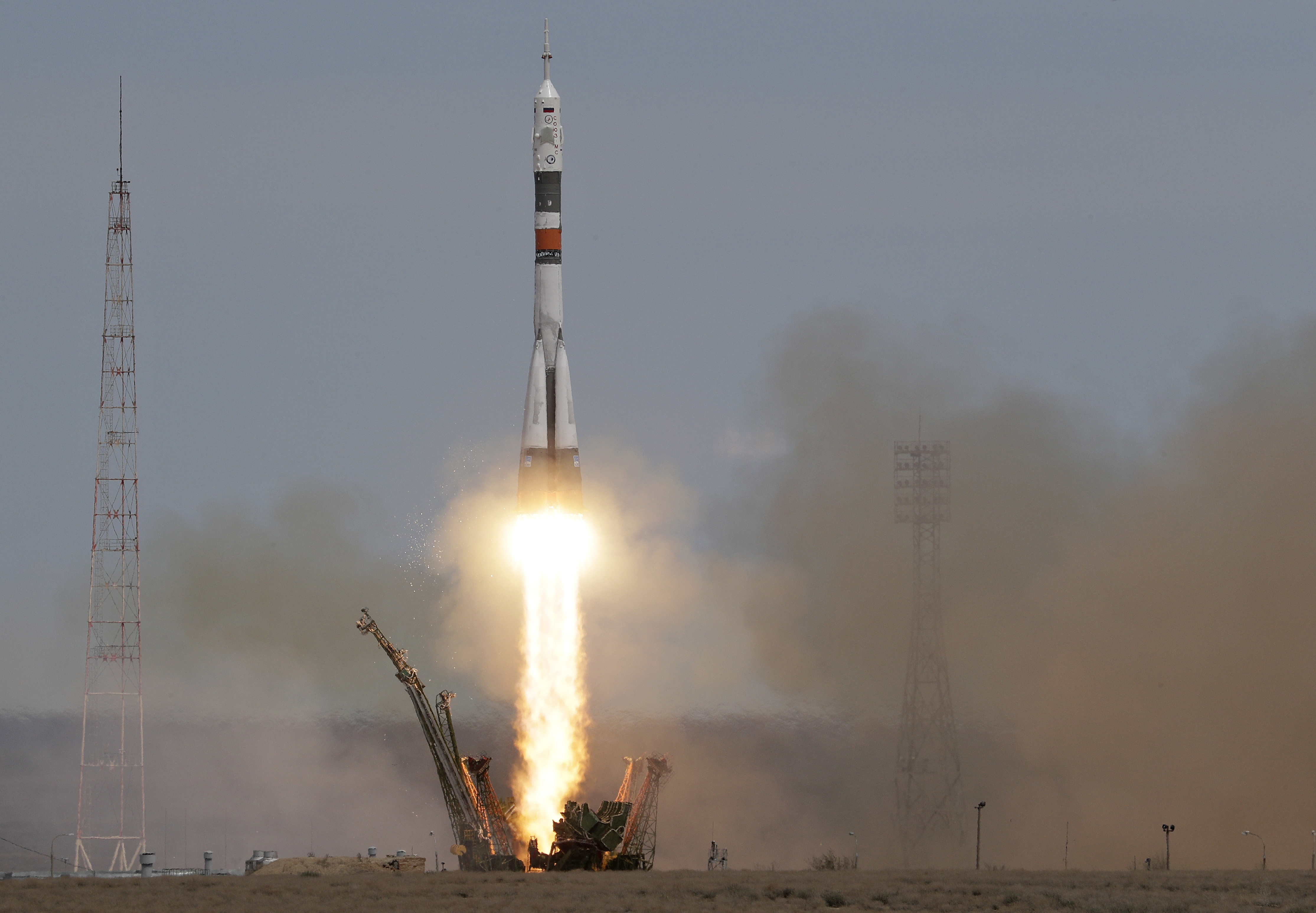Изстрелването на ”Союз МС-04”