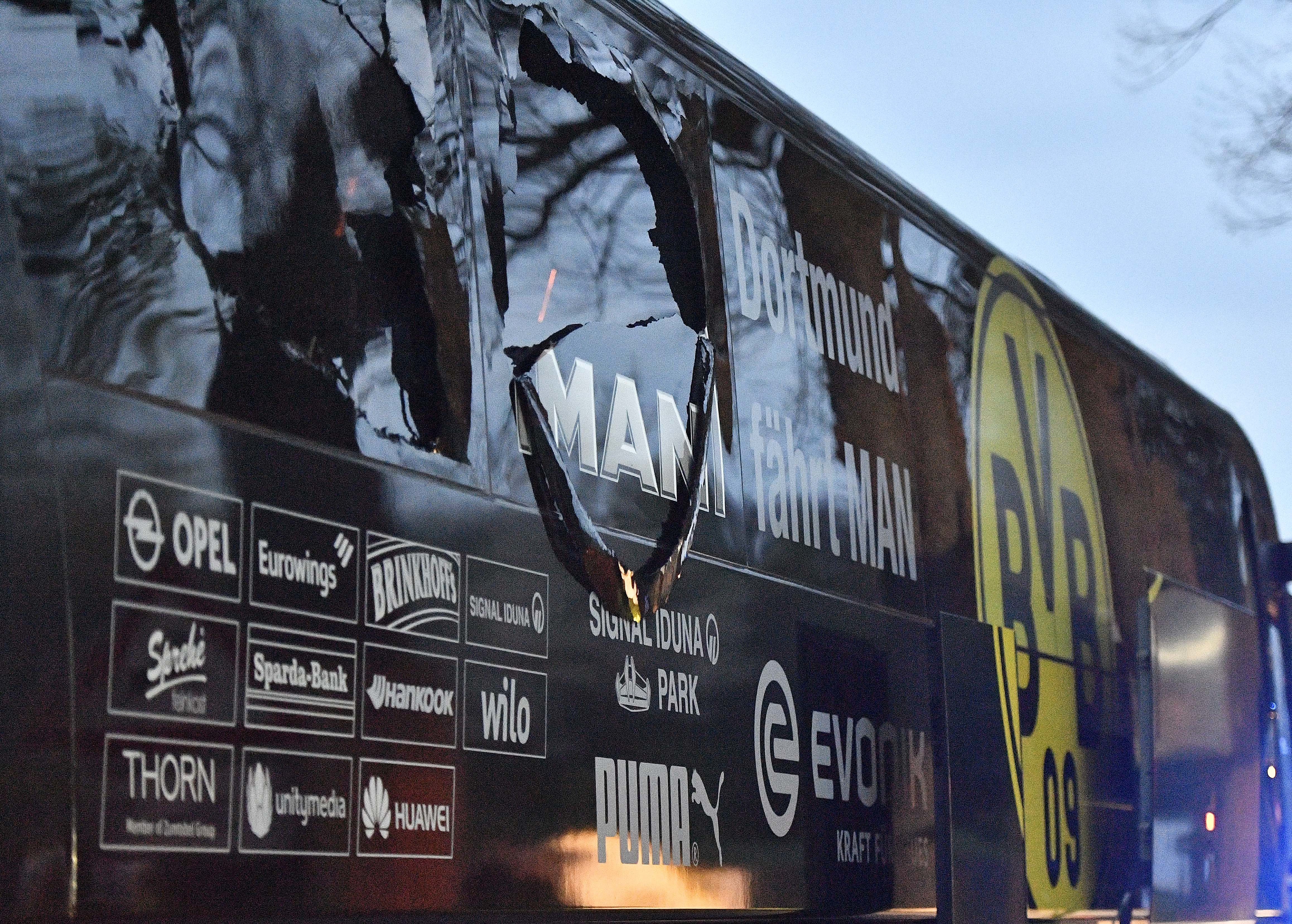 Атакуваният на 11 април автобус на ”Борусия Дортмунд”