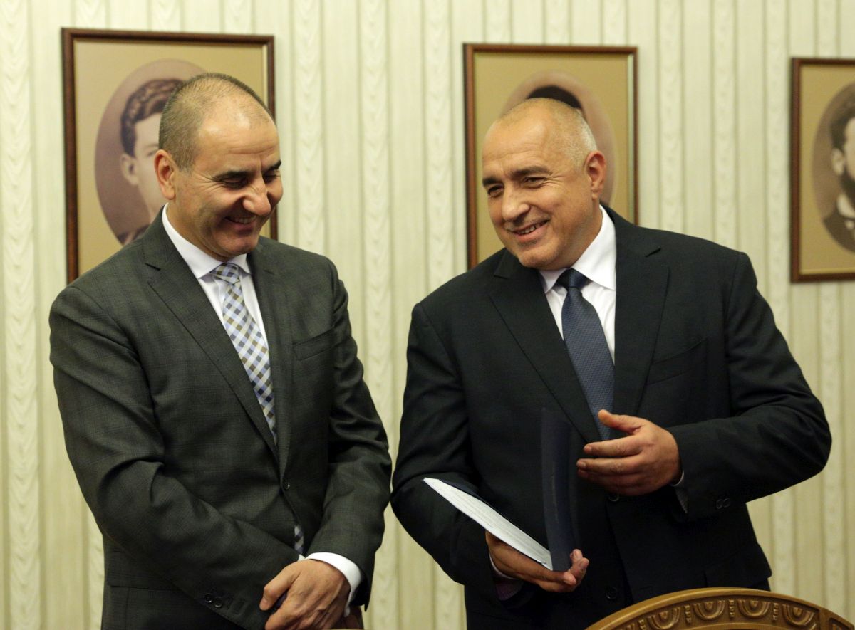 Цветан Цветанов и Бойко Борисов в президентството