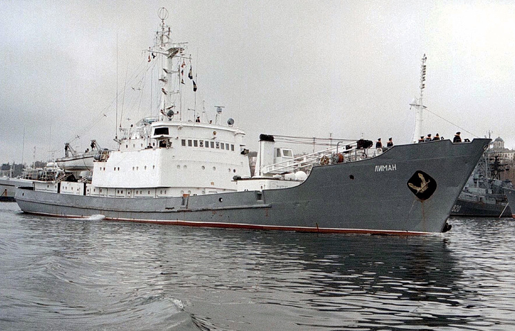 Руски боен кораб се сблъска с товарен край Кильос и потъна
