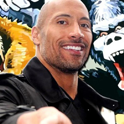 Скалата в екшъна „Rampage”