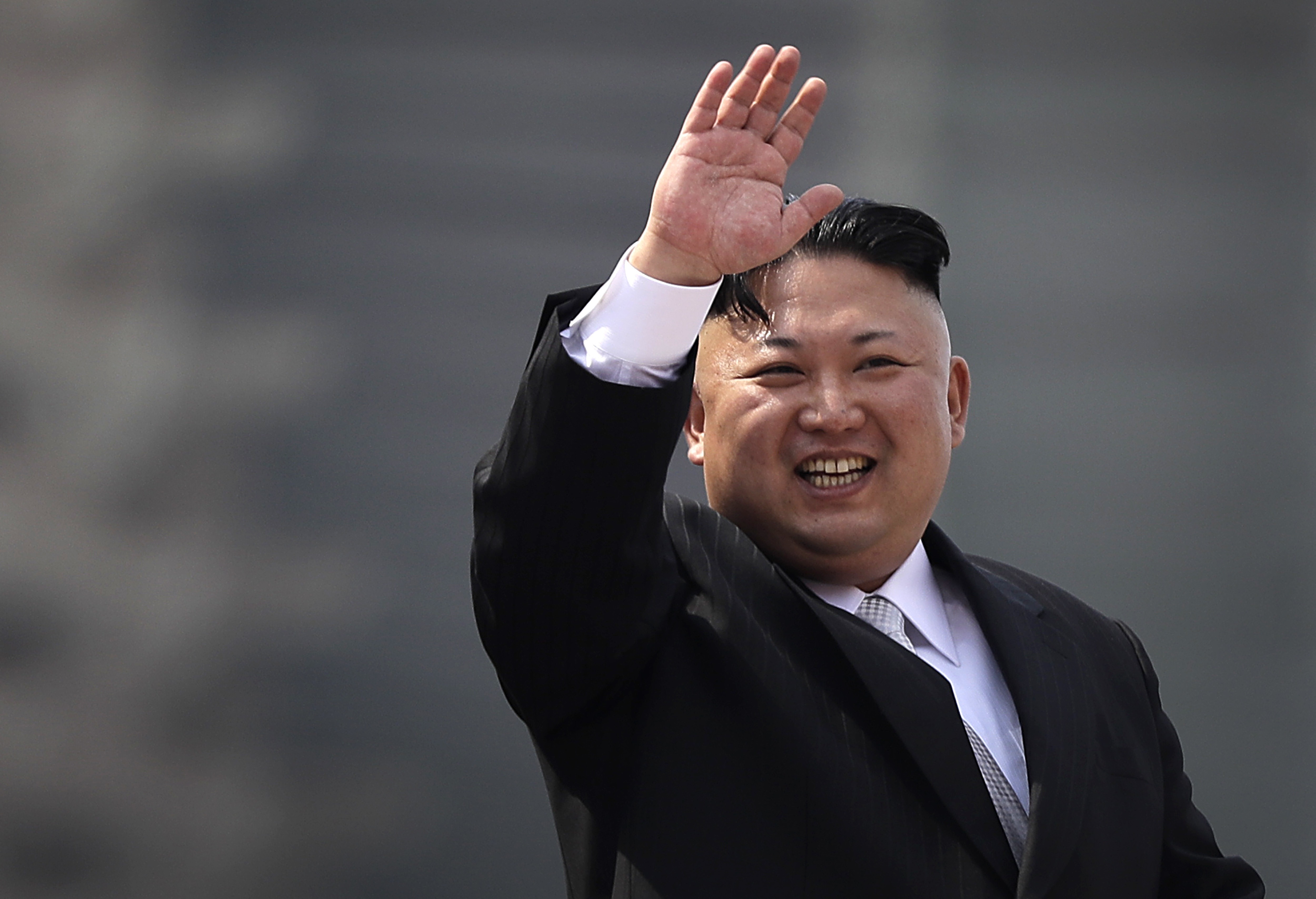 Северна Корея често използва цветист език, за да критикува враговете си. На сн. Ким Чен-ун