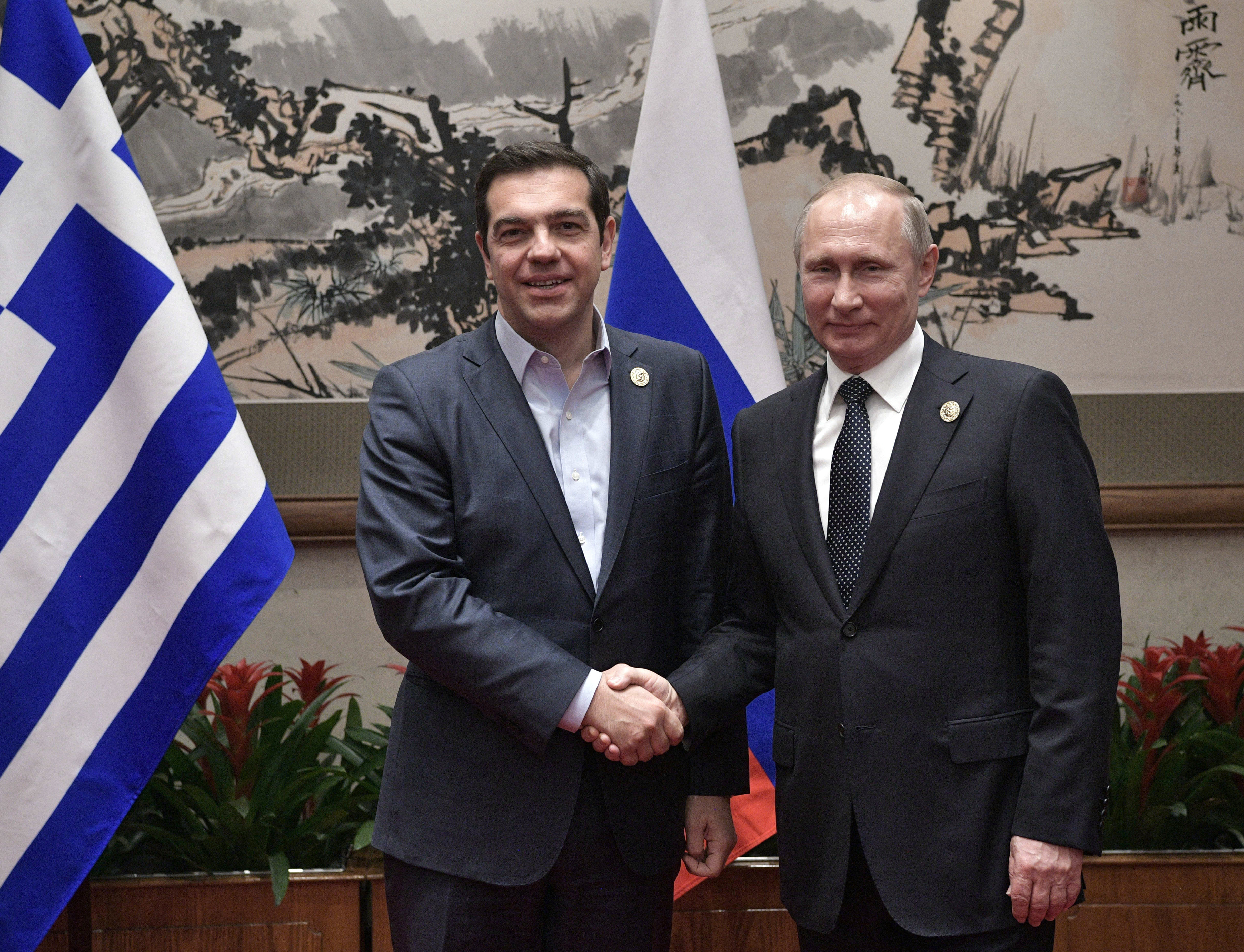 Президентът на Русия Владимир Путин и гръцкият премиер Алексис Ципрас отбелязаха добро развитие на двустранните отношения