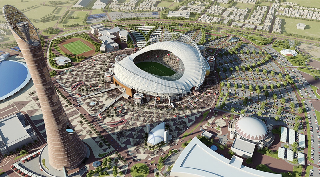 Откриха първия стадион за Мондиал 2022 (снимки)