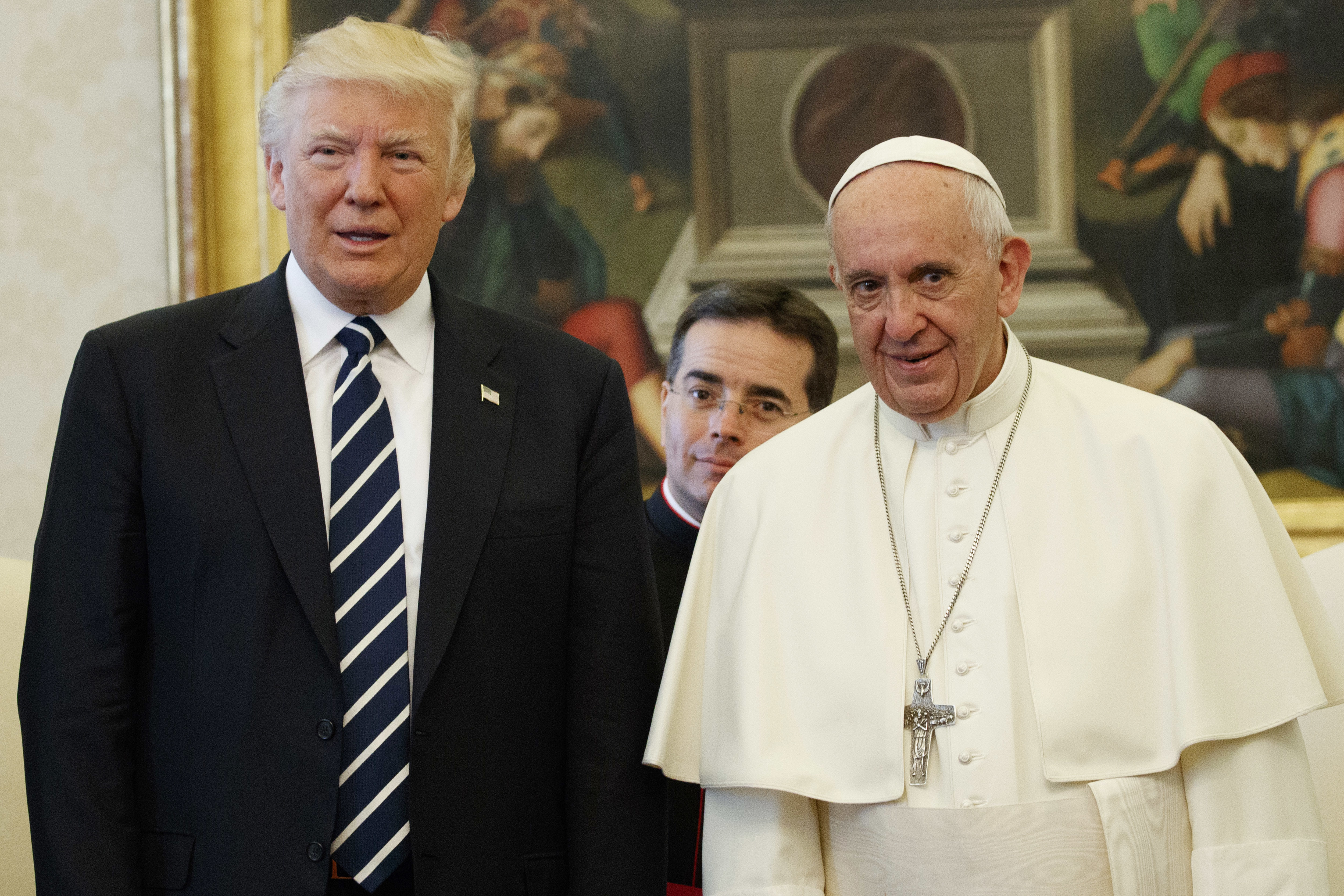 Срещата на американския президент Доналд Тръмп с папа Франциск във Ватикана
