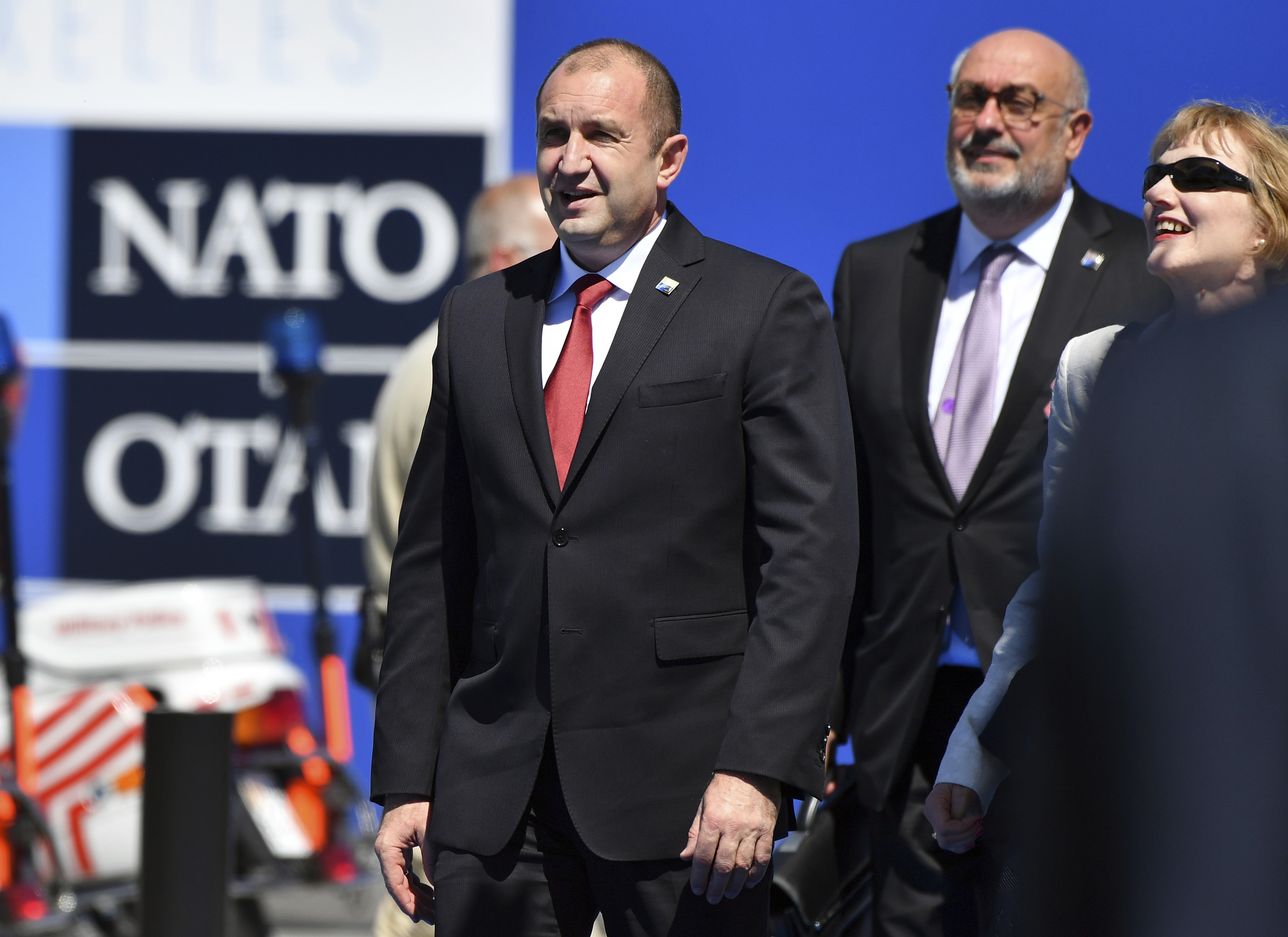 Президентът Румен Радев пристига на срещата на върха на НАТО в Брюксел