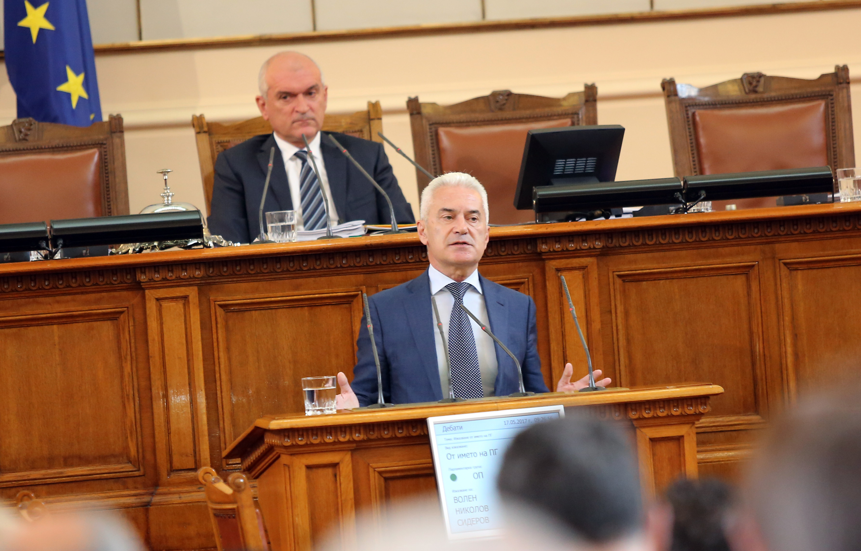 Сидеров оглави парламентарната група на Патриотите
