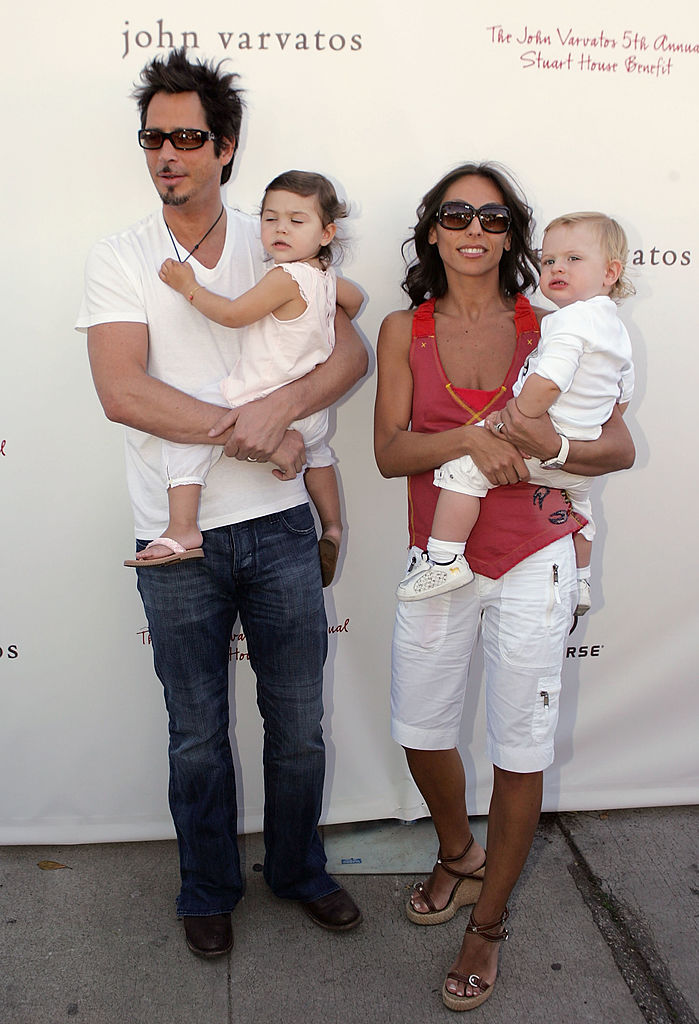 Крис Корнел със семейството си