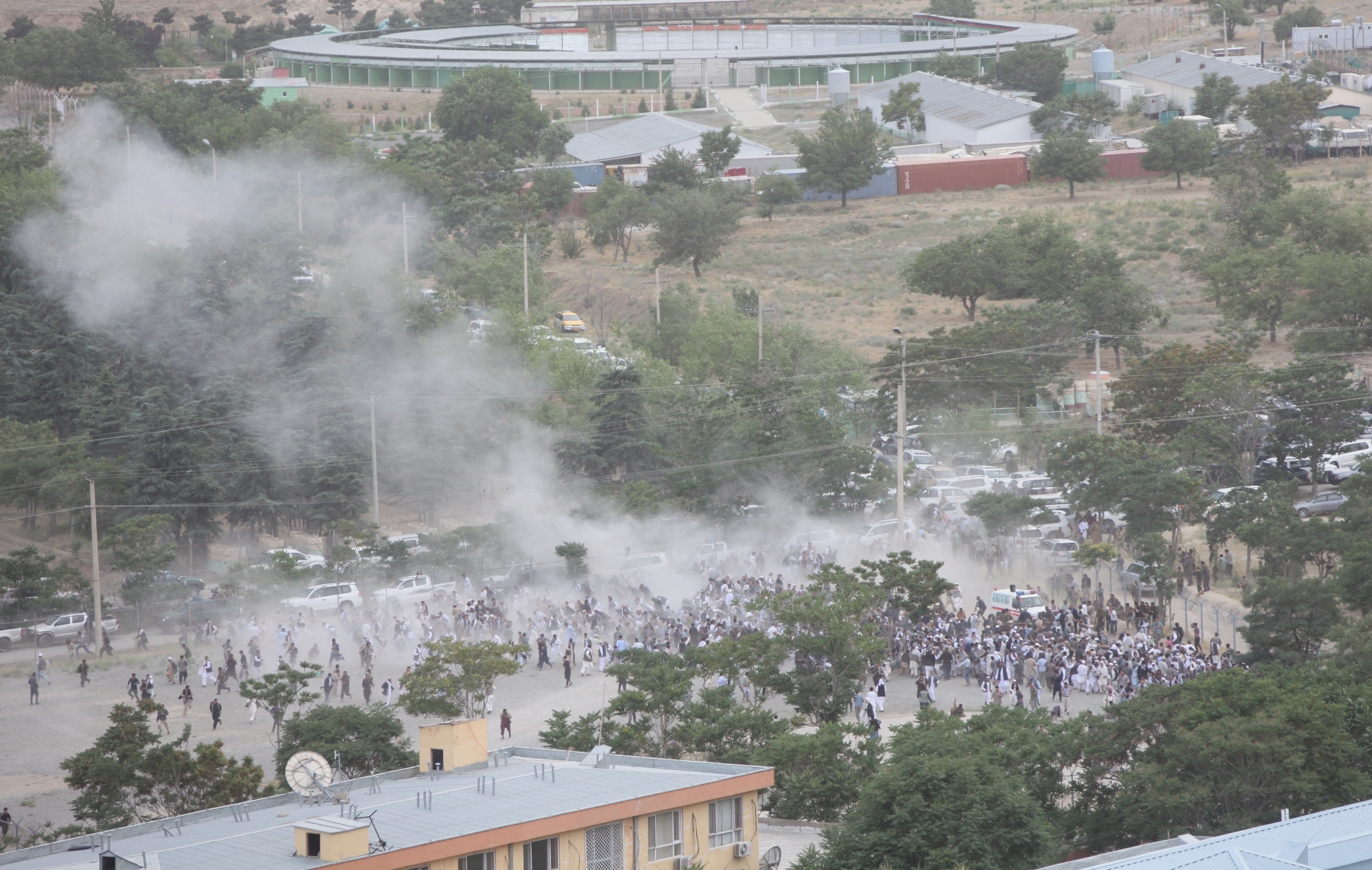 Експлозията по време на погребението в Кабул