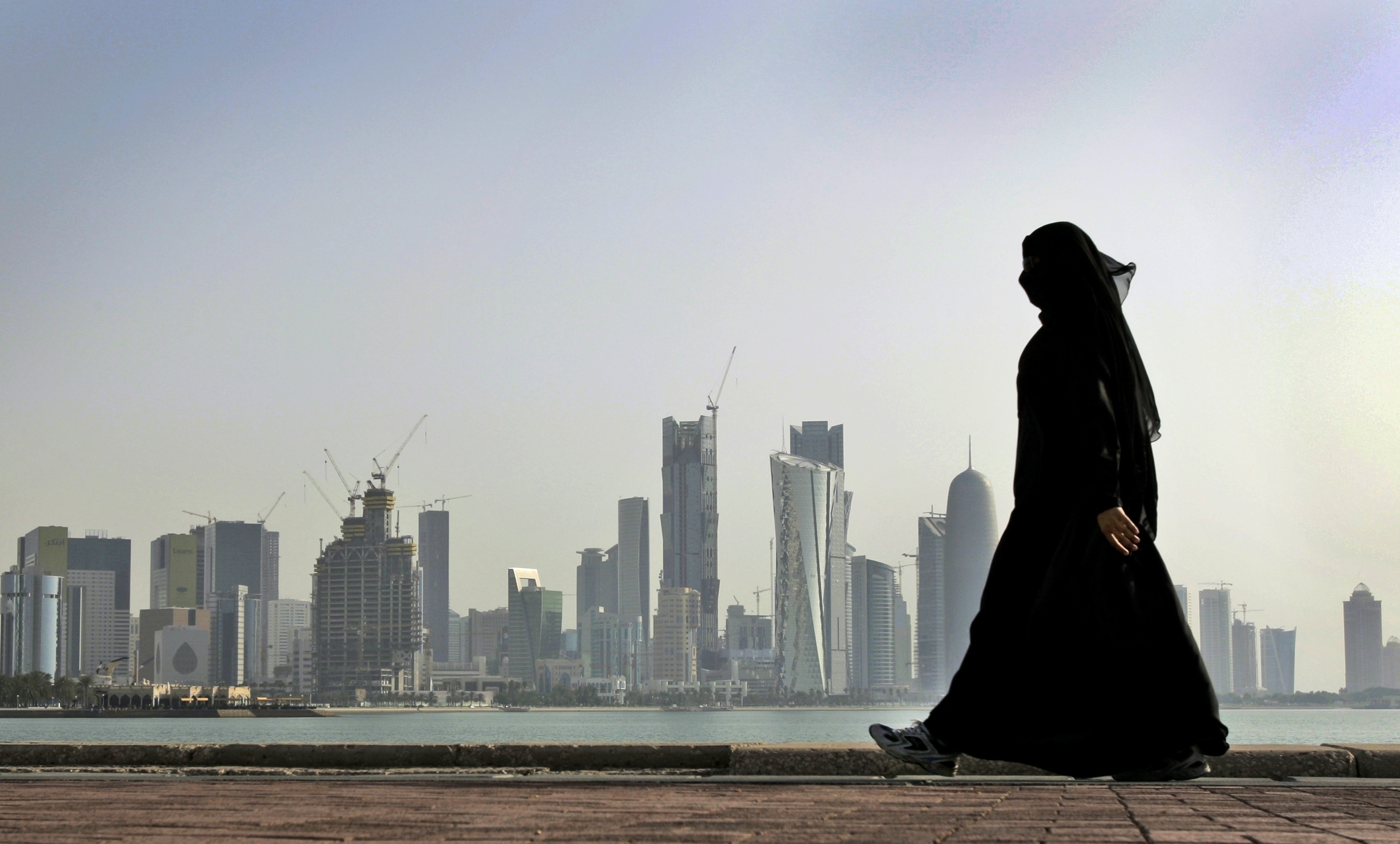 Изглед от Доха, столицата на богатото емирство Катар