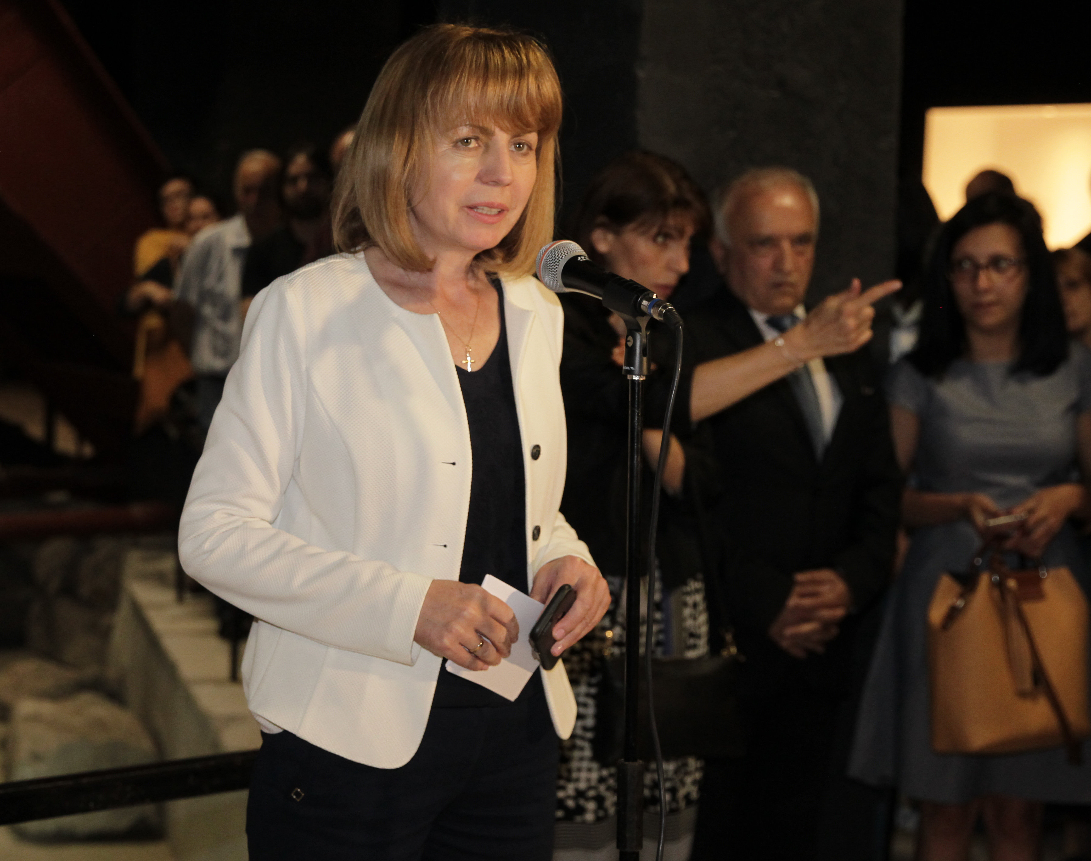 Кметът Йорданка Фандъкова откри Триъгълната кула на Сердика