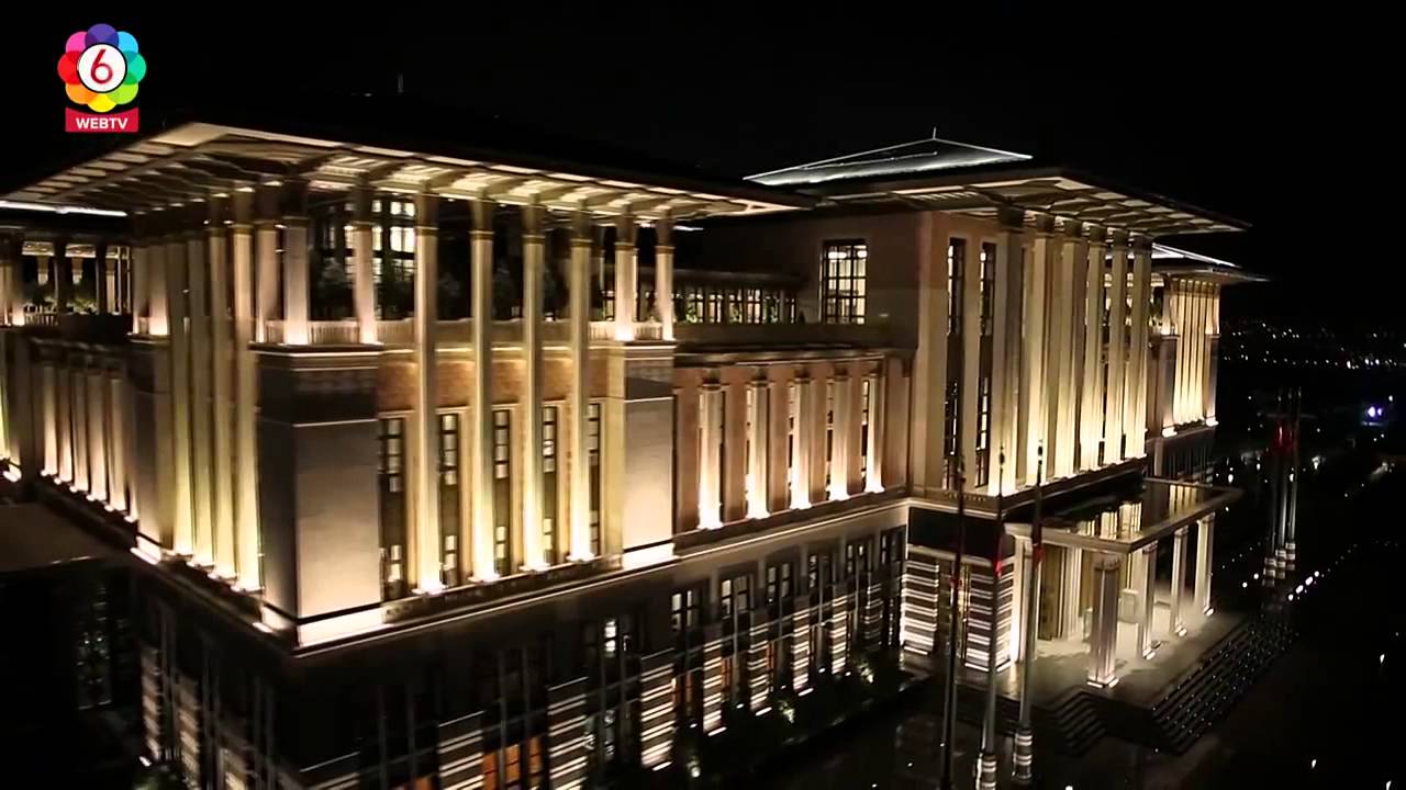 Новият президентски дворец Бештепе в Турция