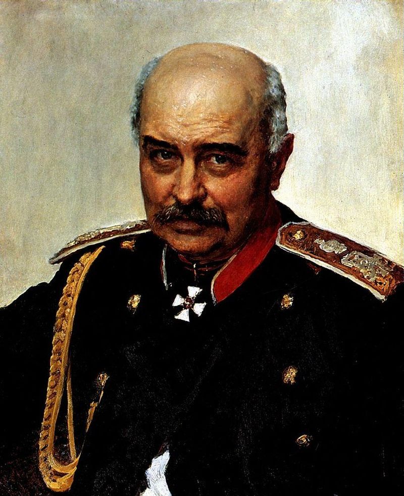 Генерал от пехотата Михаил Драгомиров (1830 - 1905). Художник Иля Репин