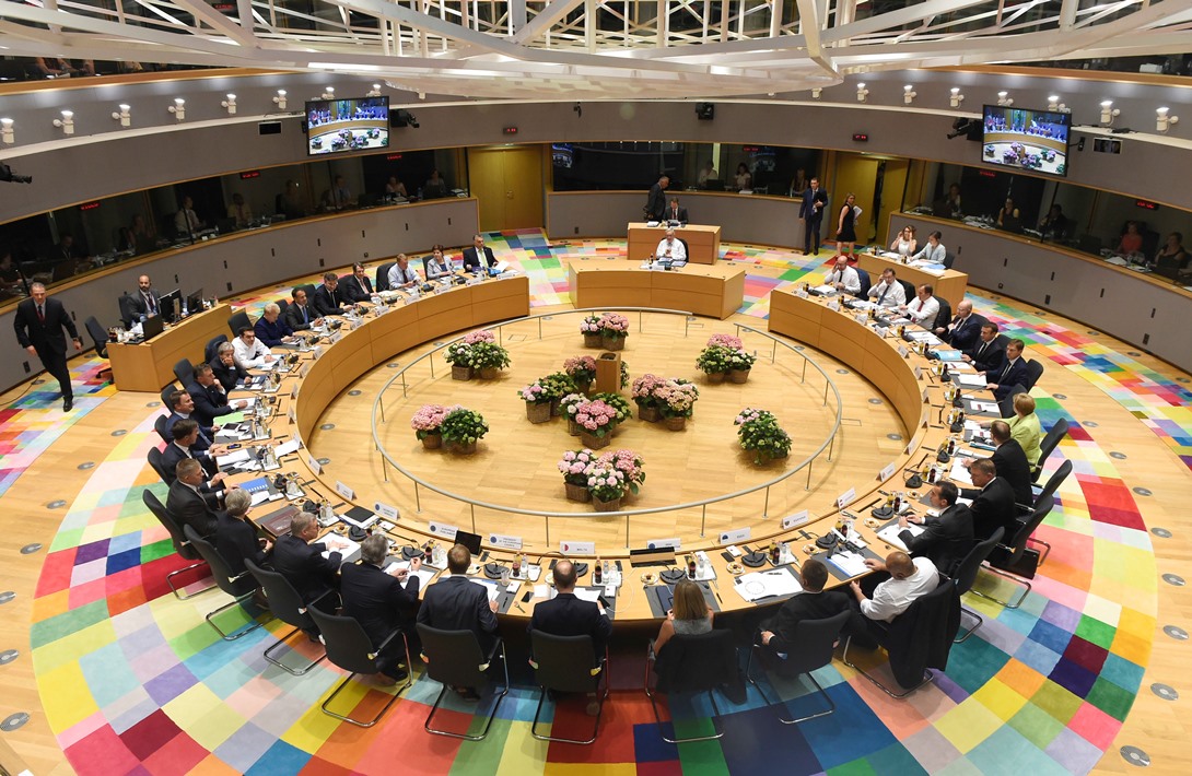 Лидерите на ЕС na двудневната среща на върха в Брюксел