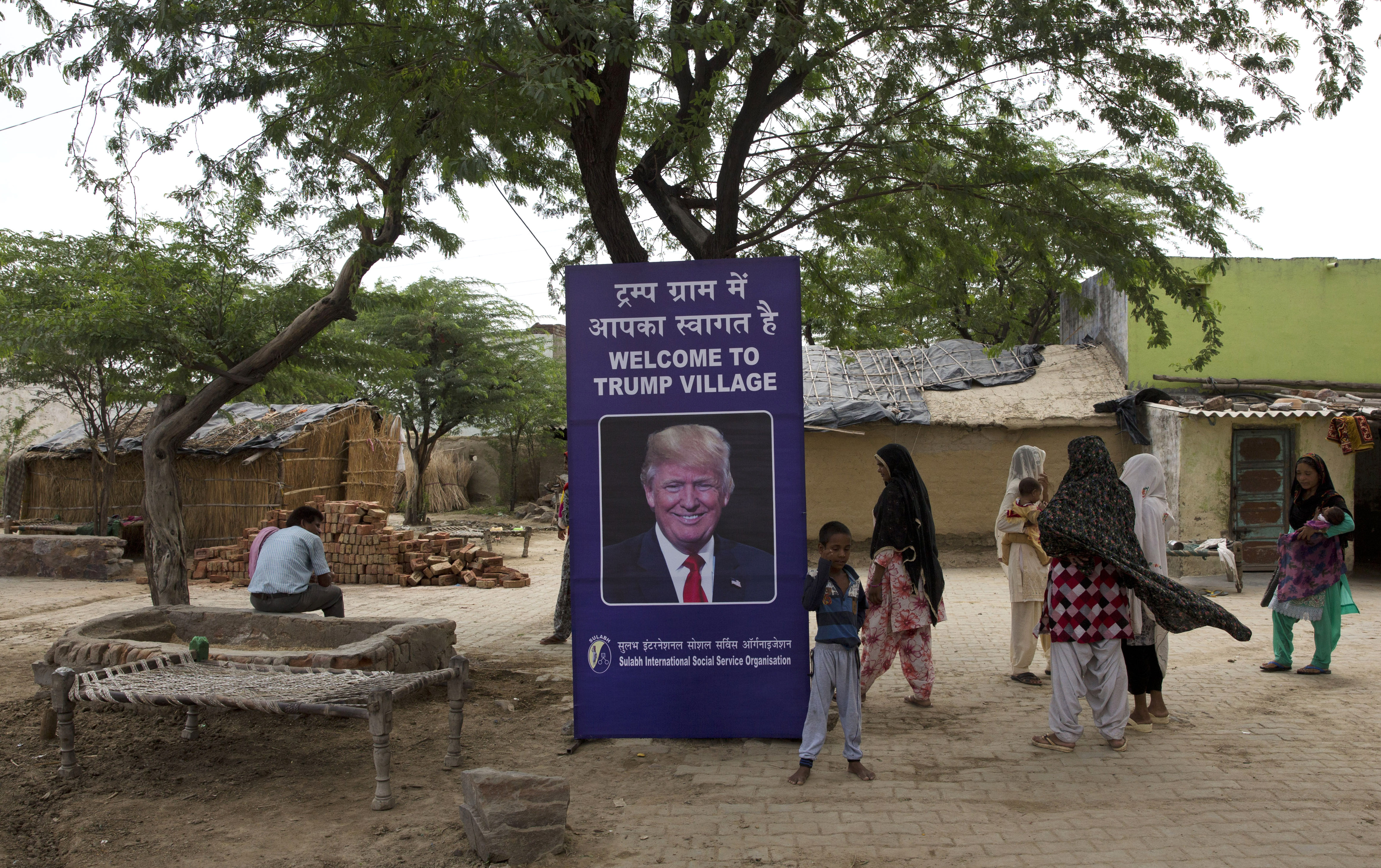 Индийско село вече носи името на Тръмп