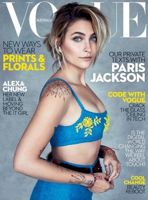 Парис Джексън се снима за австралийския ”Вог”/ Vogue