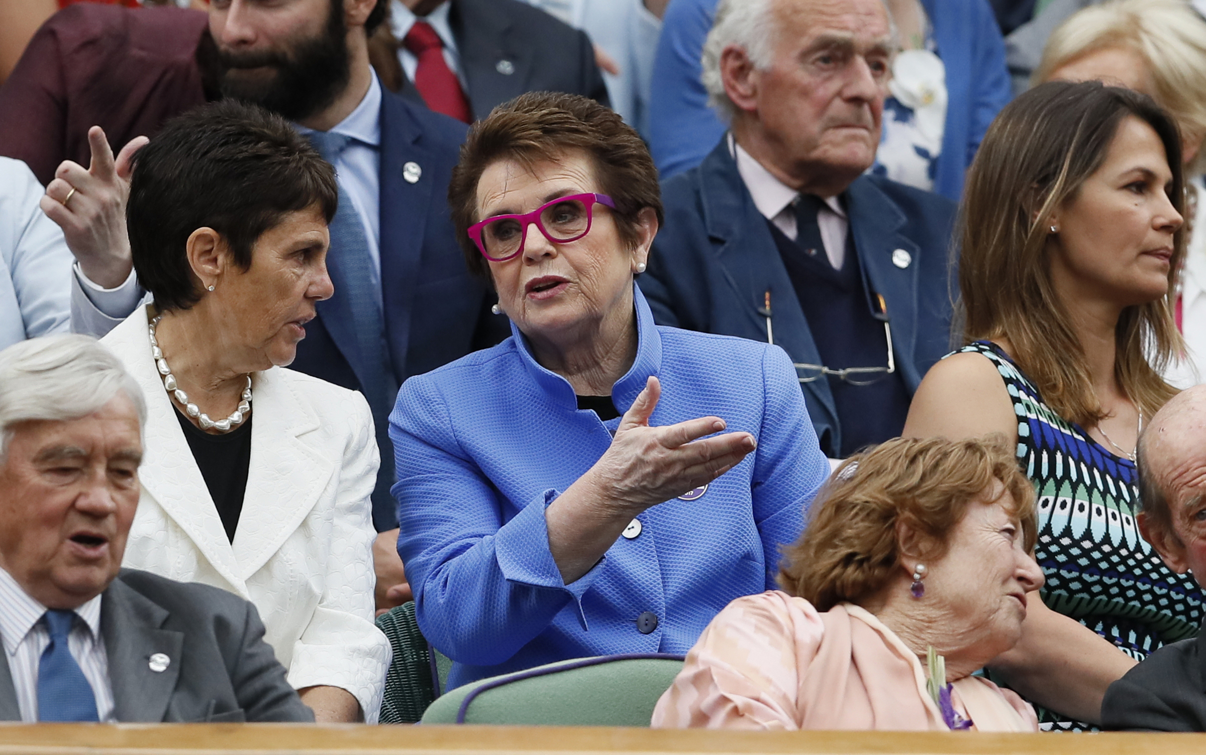 Тенис легендата Били Джийн Кинг също гледа женския финал на ”Уимбълдън”
