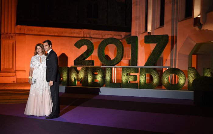 Роджър Федерер със съпругата си Мирка