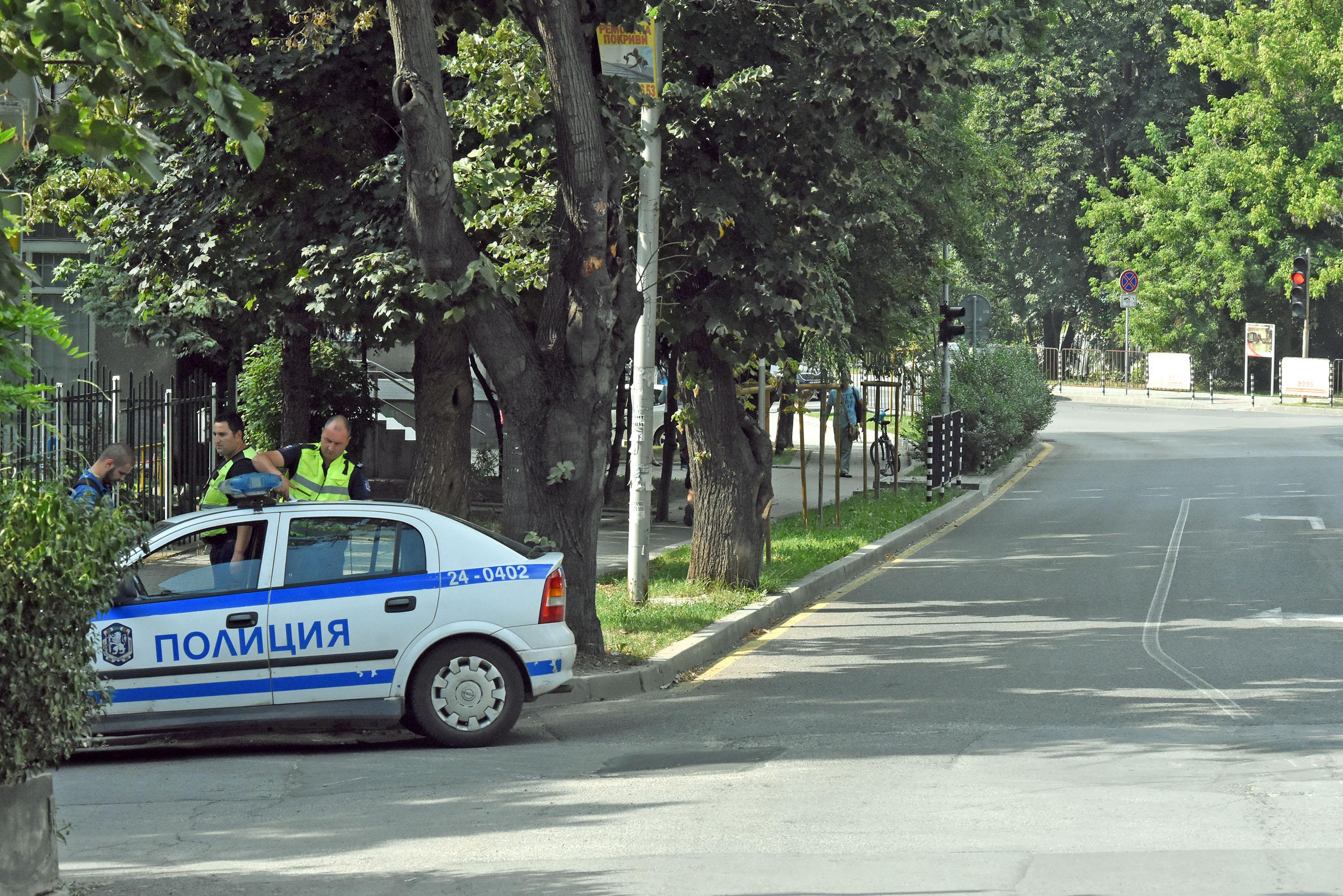 Полиция, полицейска кола в Борисовата градина