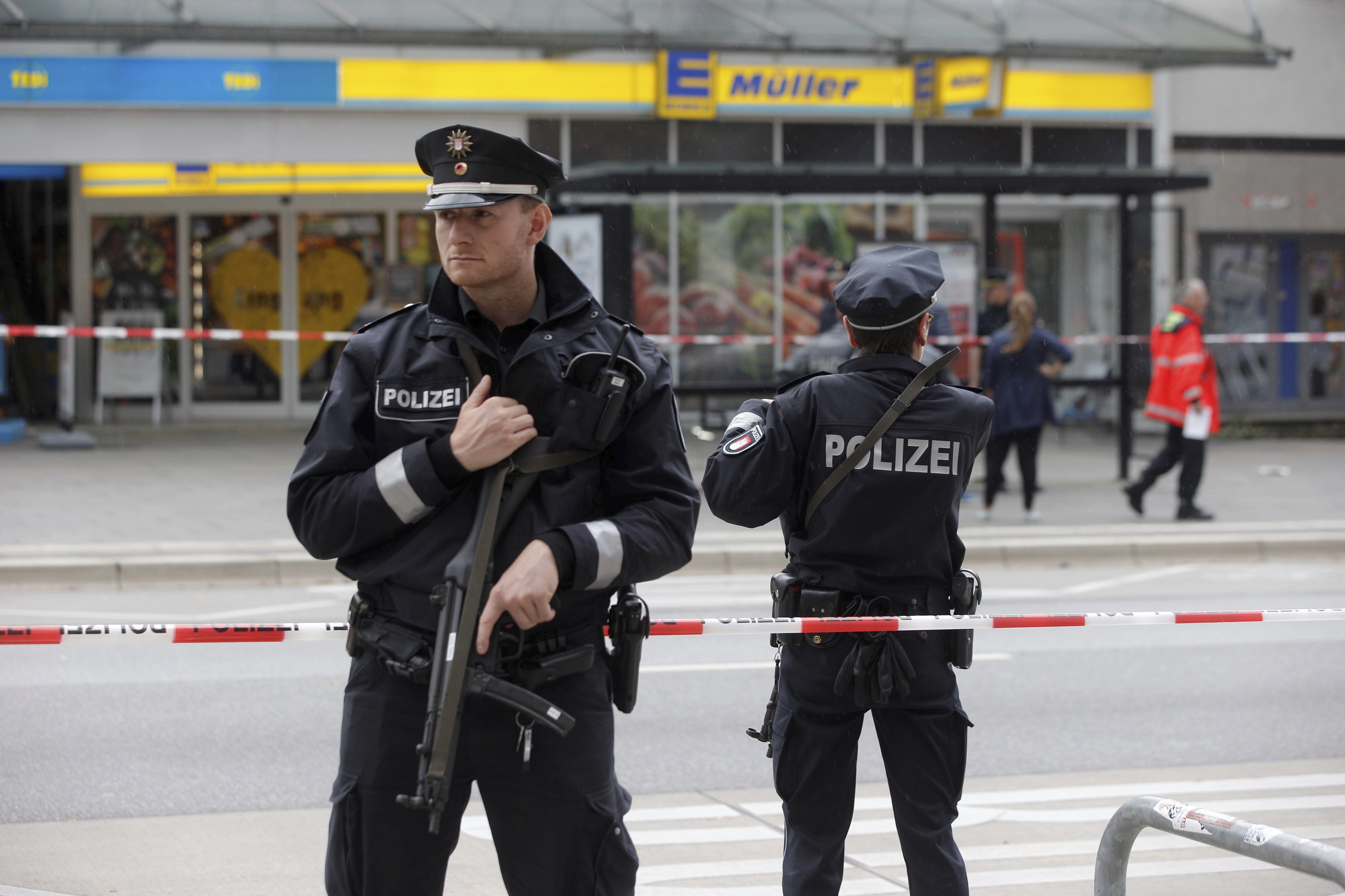 Германската полиция успя бързо да задържи нападателя