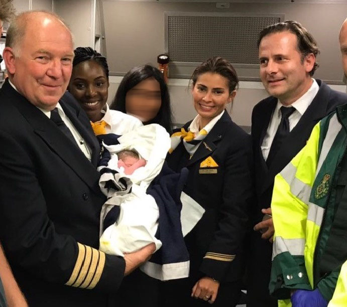 Българката Десислава роди бебето си на борда на полет на Луфтханза